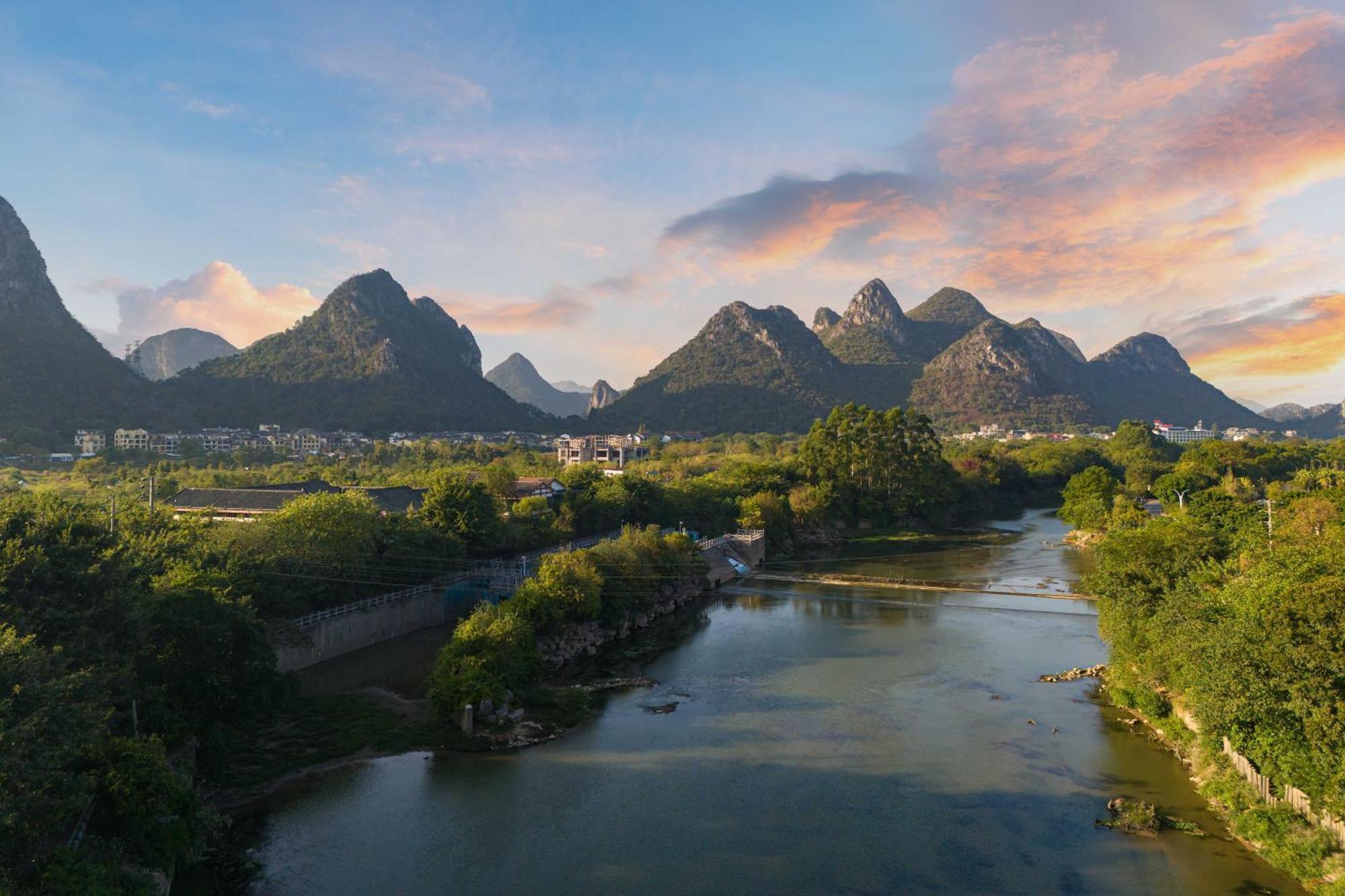 Guilin Village Creek Inn-Free Private Car Pick Up Station Stay 3 Nights ภายนอก รูปภาพ