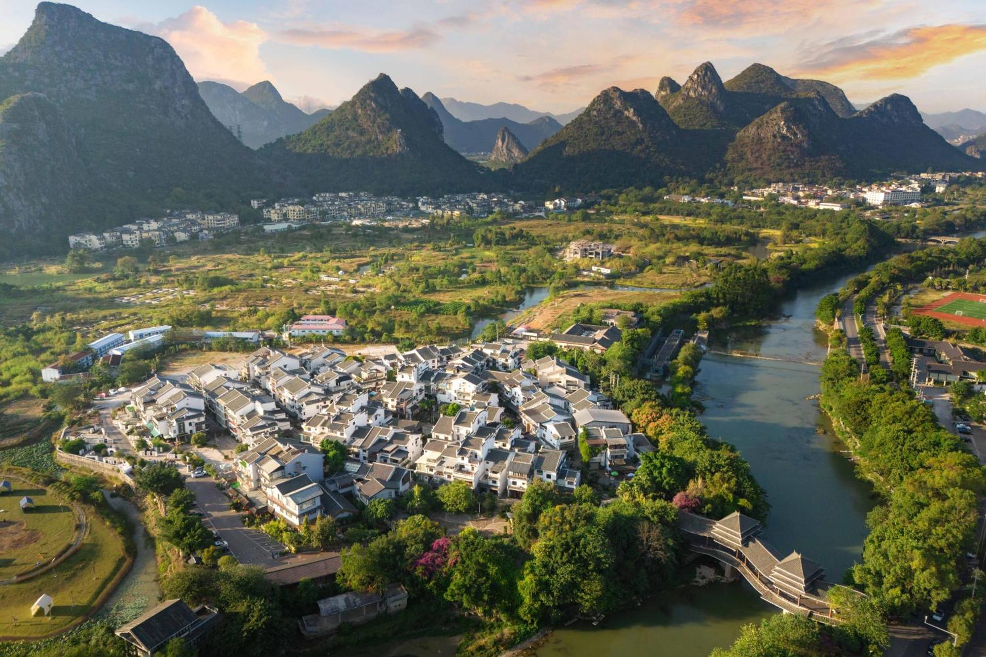 Guilin Village Creek Inn-Free Private Car Pick Up Station Stay 3 Nights ภายนอก รูปภาพ